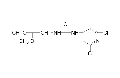 1-(2,6-dichloro-4-pyridyl)-3-(formylmethyl)urea, 3-(dimethylacetal)