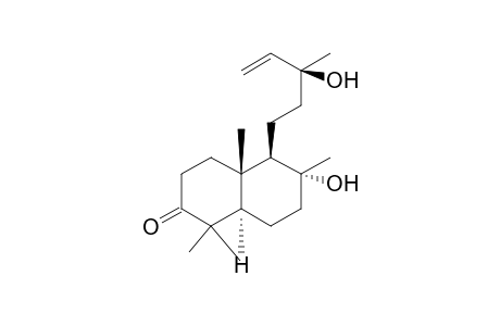 8.alpha.,13.beta.-dihydroxylabd-14-en-3-one