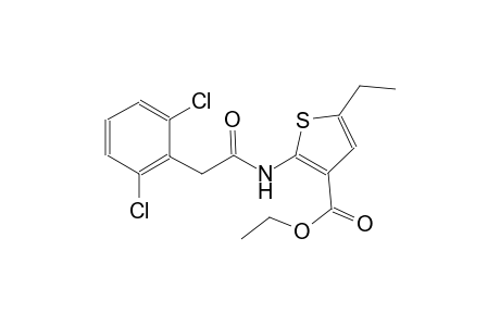 ethyl 2-{[(2,6-dichlorophenyl)acetyl]amino}-5-ethyl-3-thiophenecarboxylate