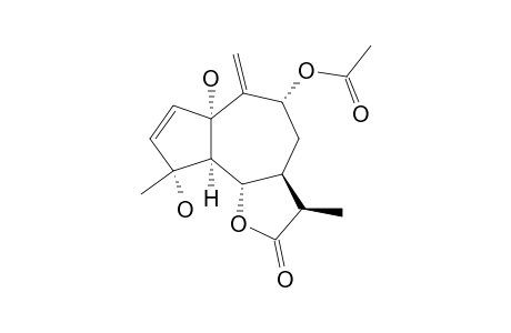 1-ALPHA,4-ALPHA-DIHYDROXY-9-ALPHA-ACETOXY-GUAIA-10(14),2-DIENE-12,6-ALPHA-OLIDE