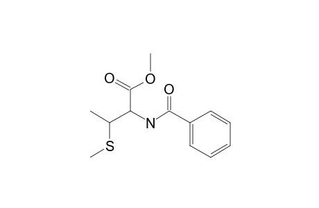 Methyl 2-benzamido-3-[methylthio]butyrate