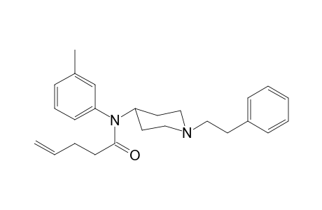 N-(3-Methylphenyl)-N-(1-(2-phenylethyl)piperidin-4-yl)pent-4-enamide