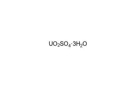 URANYL SULFATE, TRIHYDRATE