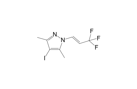 (E)-4-Iodo-3,5-dimethyl-1-(3,3,3-trifluoroprop-1-en-1-yl)-1H-pyrazole