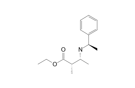 (2S,3R,.alpha.R)-Ethyl 3-[N-(.alpha.-methylbenzyl)amino]-2-methylbutanoate