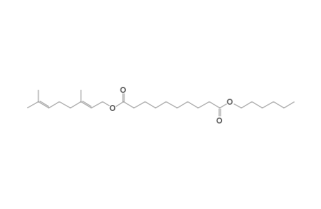 Sebacic acid, geranyl hexyl ester