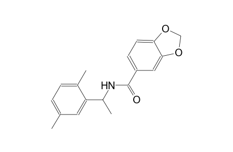 N-[1-(2,5-dimethylphenyl)ethyl]-1,3-benzodioxole-5-carboxamide