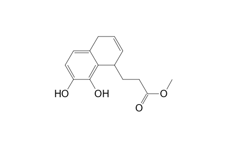 8-METHOXYCARBONYLETHYL-1,2-DIHYDROXY-5,8-DIHYDRONAPHTHALENE