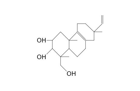 1,4a,7-trimethyl-1-methylol-7-vinyl-3,4,5,6,8,9,10,10a-octahydro-2H-phenanthrene-2,3-diol