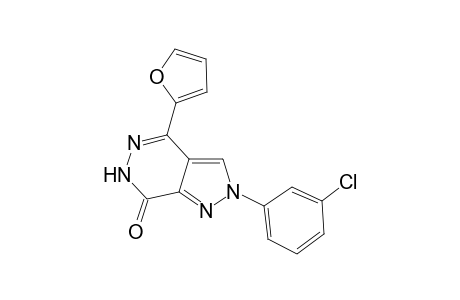 2-(3-Chloro-phenyl)-4-furan-2-yl-2,6-dihydro-pyrazolo[3,4-d]pyridazin-7-one