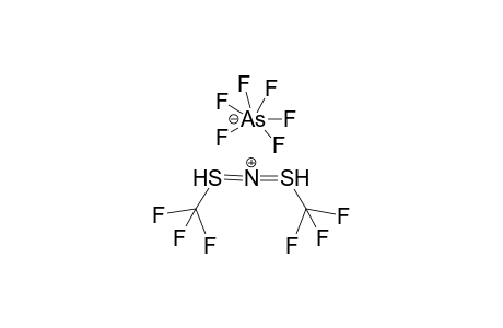 bis( Trifluoromethylthio)nitronium hexafluoroarseniate