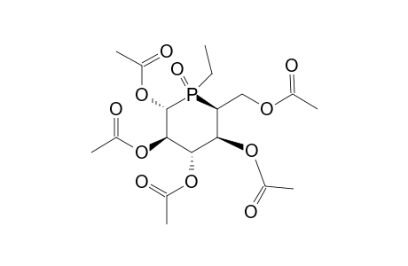 1,2,3,4,6-penta-O-acetyl-5-deoxy-5-[(S)-ethylphosphinyl]-.alpha.-L-idopyranose