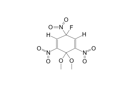 1,1-DIMETHOXY-4-FLUORO-2,4,6-TRINITROCYCLOHEXADIENE-2,5