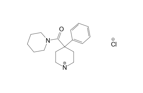 1-[(4-phenyl-4-piperidyl)carbonyl]piperidine, monohydrochloride