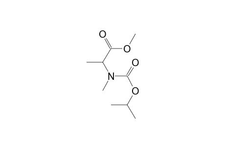 L-Alanine, N-methyl-N-(isopropyloxycarbonyl)-, methyl ester