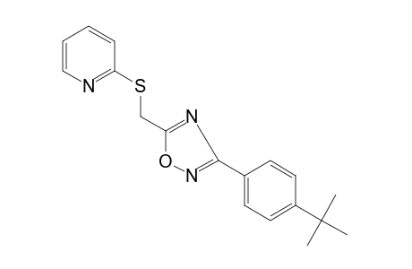 3-(p-tert-butylphenyl)-5-{[(2-pyridyl)thio]methyl}-1,2,4-oxadiazole