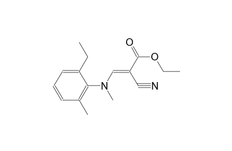 ethyl (2E)-2-cyano-3-(2-ethyl-6-dimethylanilino)-2-propenoate