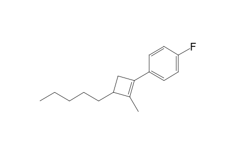 1-Fluoro-4-(2-methyl-3-pentylcyclobut-1-en-1-yl)benzene