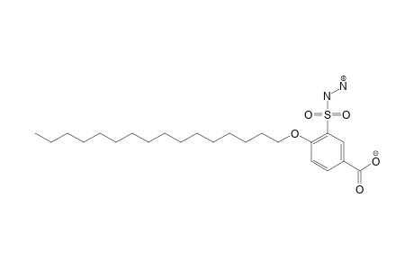 4-(hexadecyloxy)-3-(hydrazinosulfonyl)benzoic acid