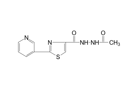 1-acetyl-2-{[2-(3-pyridyl)-4-thiazolyl]carbonyl}hydrazine