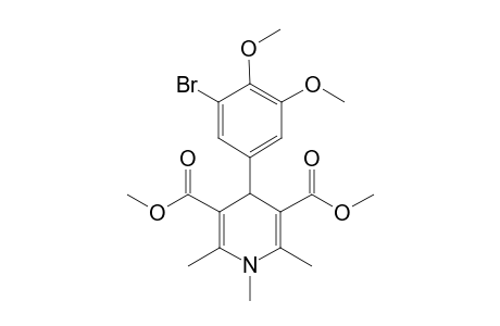 4-(3-bromo-4,5-dimethoxy-phenyl)-1,2,6-trimethyl-4H-pyridine-3,5-dicarboxylic acid dimethyl ester