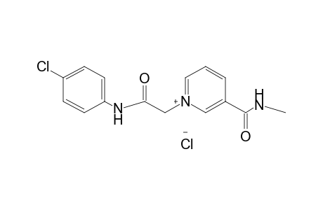 1-{[(p-chlorophenyl)carbamoyl]methyl}-3-(methylcarbamoyl)pyridinium chloride