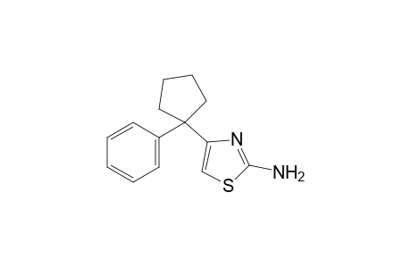 4-(1-Phenylcyclopentyl)-1,3-thiazol-2-amine