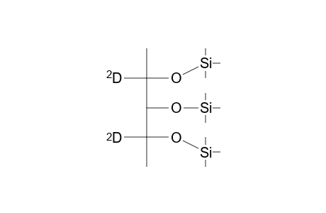 Pentitol-2,4-D2, 1,5-didesoxy-tris-O-(trimethylsilyl)-