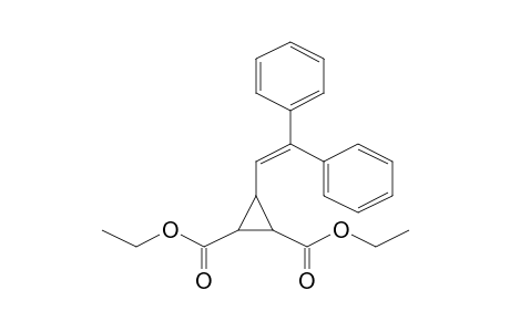 Cyclopropane-1,2-dicarboxylic acid, 3-(2,2-diphenylethenyl)-, diethyl ester