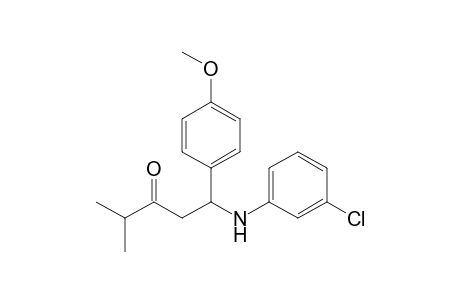 N-{-[alpha-(Isopropylcarbonyl)methyl]-4'-methoxybenzyl}-3-chloroaniline