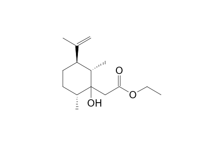 Ethyl [(2S,3R,6R)-2,6-dimethyl-1-hydroxy-3-isopropenylcyclohexyl]acetate