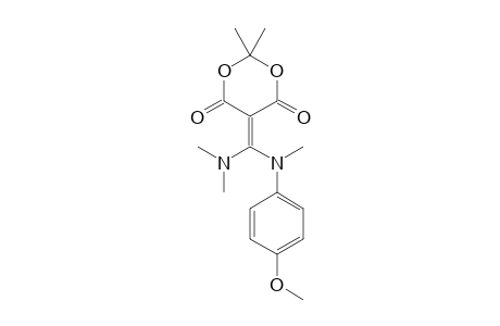 5-(1,1-N'-p-Methoxyphenyl-N',N,N-trimethyldiamino)methylene-2,2-dimethyl-1,3-dioxane4,6-dione