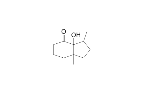 4H-INDEN-4-ONE, OCTAHYDRO-3a-HYDROXY-3,7a-DIMETHYL-