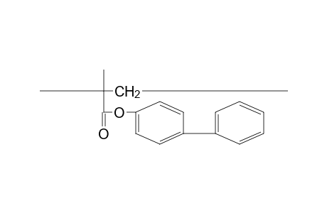 Poly(p-biphenyl methacrylate)