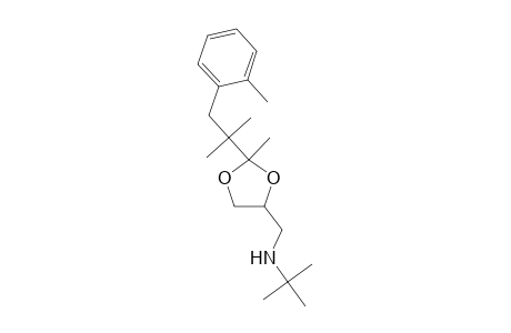 1,3-Dioxolane-4-methanamine, N-(1,1-dimethylethyl)-2-[1,1-dimethyl-2-(2-methylphenyl)ethyl]-2-methyl-