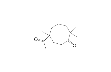 Cyclooctanone, 6-acetyl-2,2,6-trimethyl-, (.+-.)-