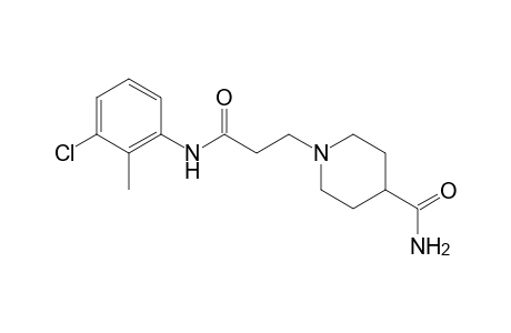 1-piperidinepropanamide, 4-(aminocarbonyl)-N-(3-chloro-2-methylphenyl)-