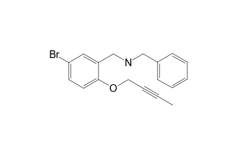 N-benzyl-1-(5-bromo-2-(but-2-yn-1-yloxy)phenyl)methanamine