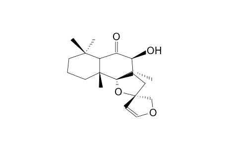 7-BETA-HYDROXY-9-ALPHA,13,15,16-BISEPOXYLABD-14-EN-6-ONE