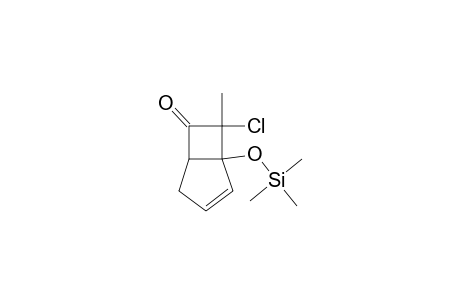 7-Chloro-7-methyl-1-(trimethylsiloxy)bicyclo[3.2.0]hept-2-en-6-one