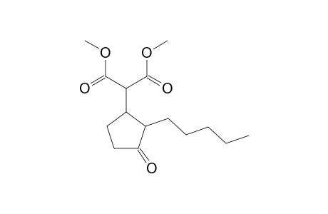 Propanedioic acid, (3-oxo-2-pentylcyclopentyl)-, dimethyl ester