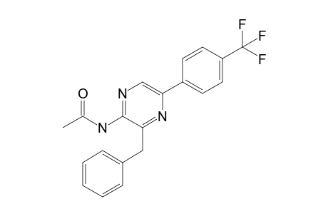 2-Acetamido-3-benzyl-5-(4-trifluoromethylphenyl)pyrazine