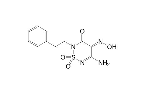 (Z)-2-(2-PHENYLETHYL)-5-AMINO-4-HYDROXYIMINO-3-OXO-3,4-DIHYDRO-2H-1,2,6-THIODIAZINE-1,1-DIOXIDE