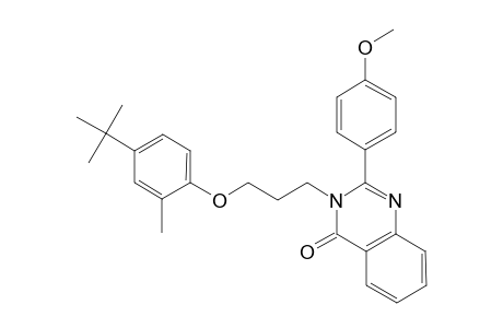 3-[3-(4-tert-butyl-2-methylphenoxy)propyl]-2-(4-methoxyphenyl)-4(3H)-quinazolinone