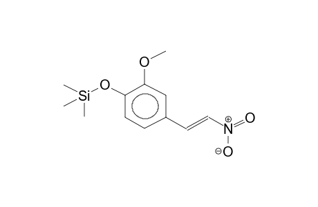 (E)-1-(2-NITROVINYL)-3-METHOXY-4-TRIMETHYLSILYLOXYBENZENE