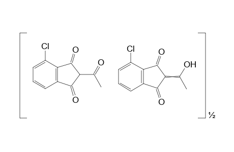 2-acetyl-4-chloro-1,3-indandione