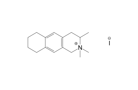 1,2,3,4,6,7,8,9-octahydro-2,2,3-trimethylbenz[g]isoquinolinium iodide