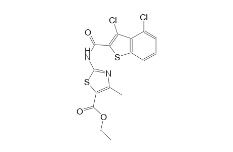 ethyl 2-{[(3,4-dichloro-1-benzothien-2-yl)carbonyl]amino}-4-methyl-1,3-thiazole-5-carboxylate