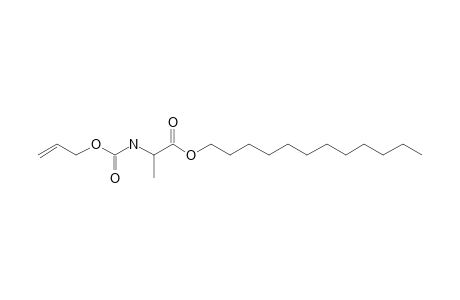 L-Alanine, N-allyloxycarbonyl-, dodecyl ester