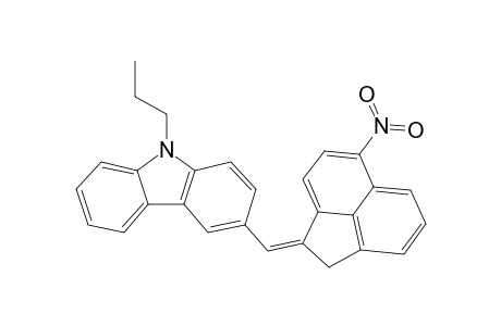 3-[(6-nitroacenaphthen-1-ylidene)methyl]-9-propylcarbazole